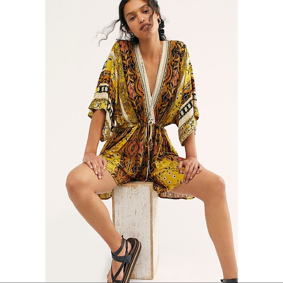 Mixed Emotions Romper By Free People 